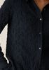 Bubble Jacquard Classic Collar Shirt
