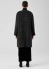 Alpaca Boucle Round Neck Coat