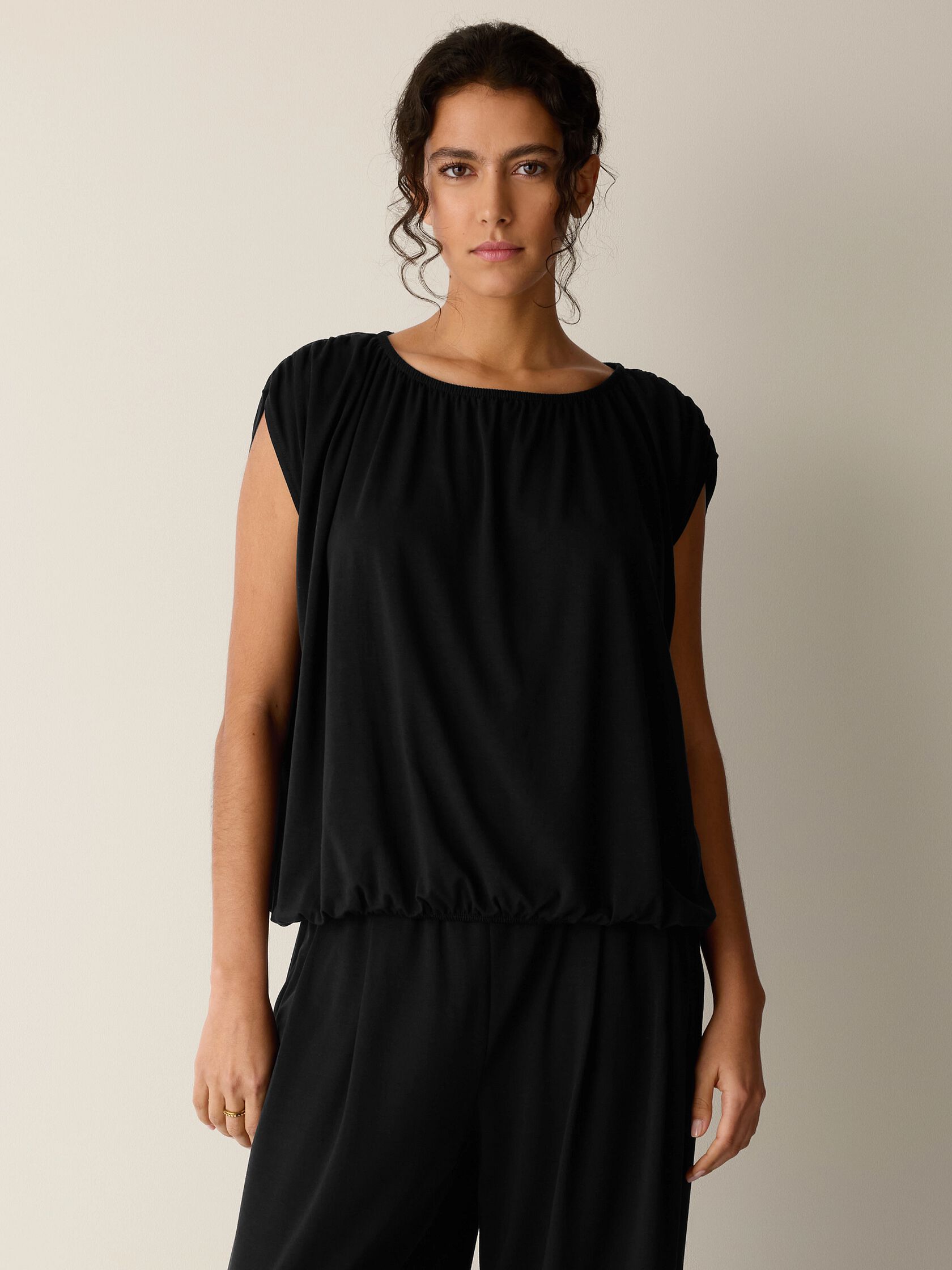 Fine Jersey Bubble Top