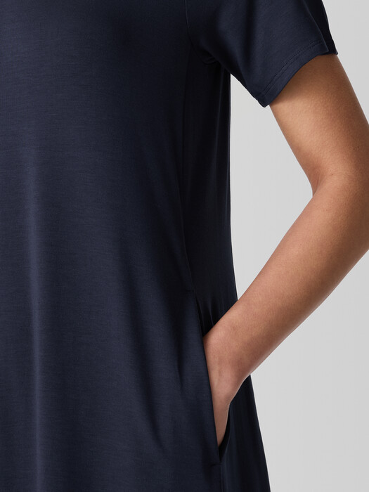 Fine Jersey Lantern Dress