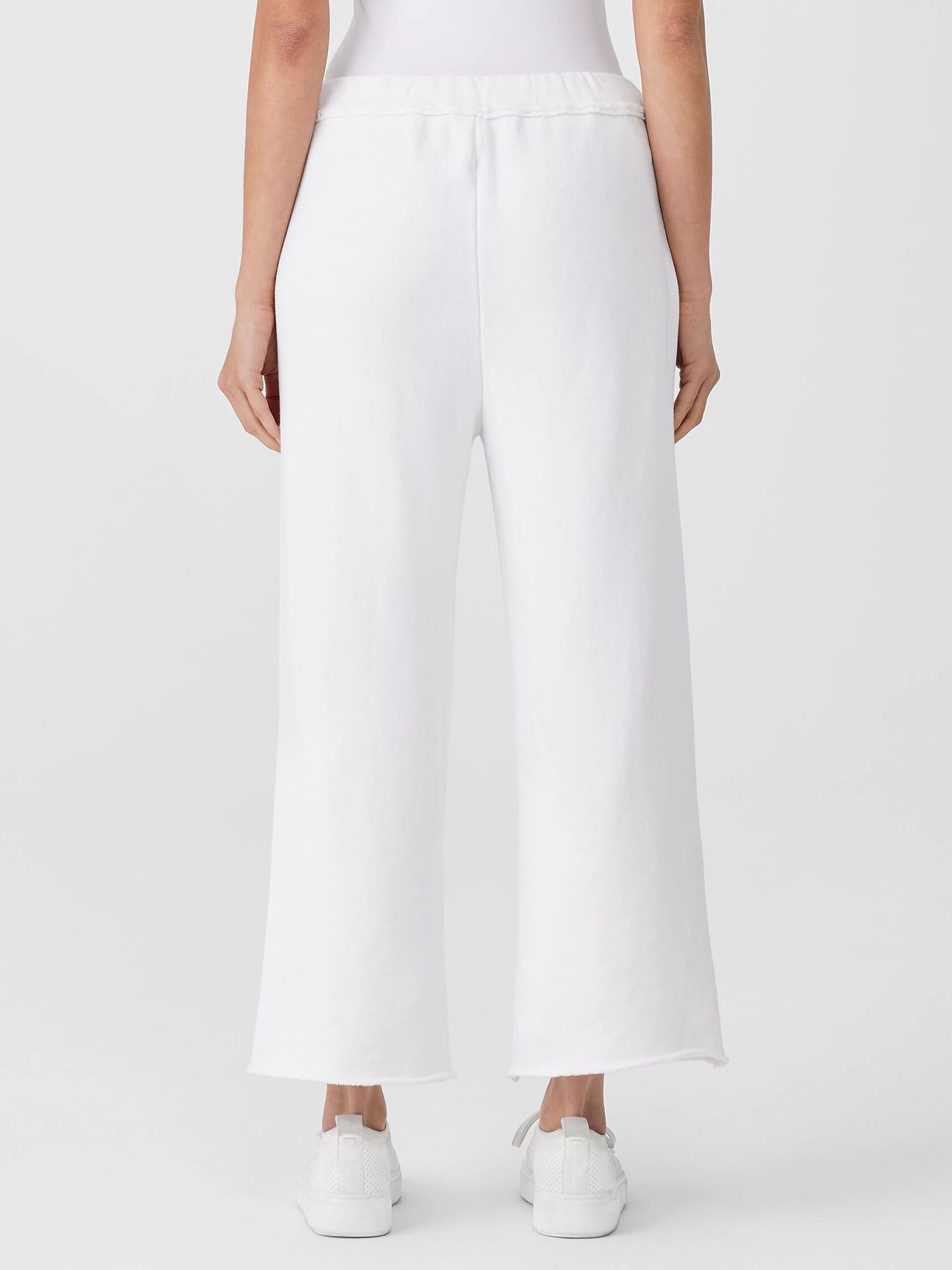 Organic Cotton French Terry Straight Pant