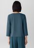 Stretch Jersey Knit Scoop Neck Top