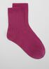 Organic Cotton Ribbed Ankle Sock
