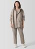 Light Cotton Nylon Stand Collar Jacket