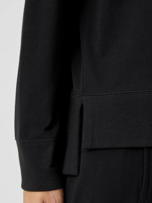 Traceable Organic Cotton Jersey Crew NeckTop
