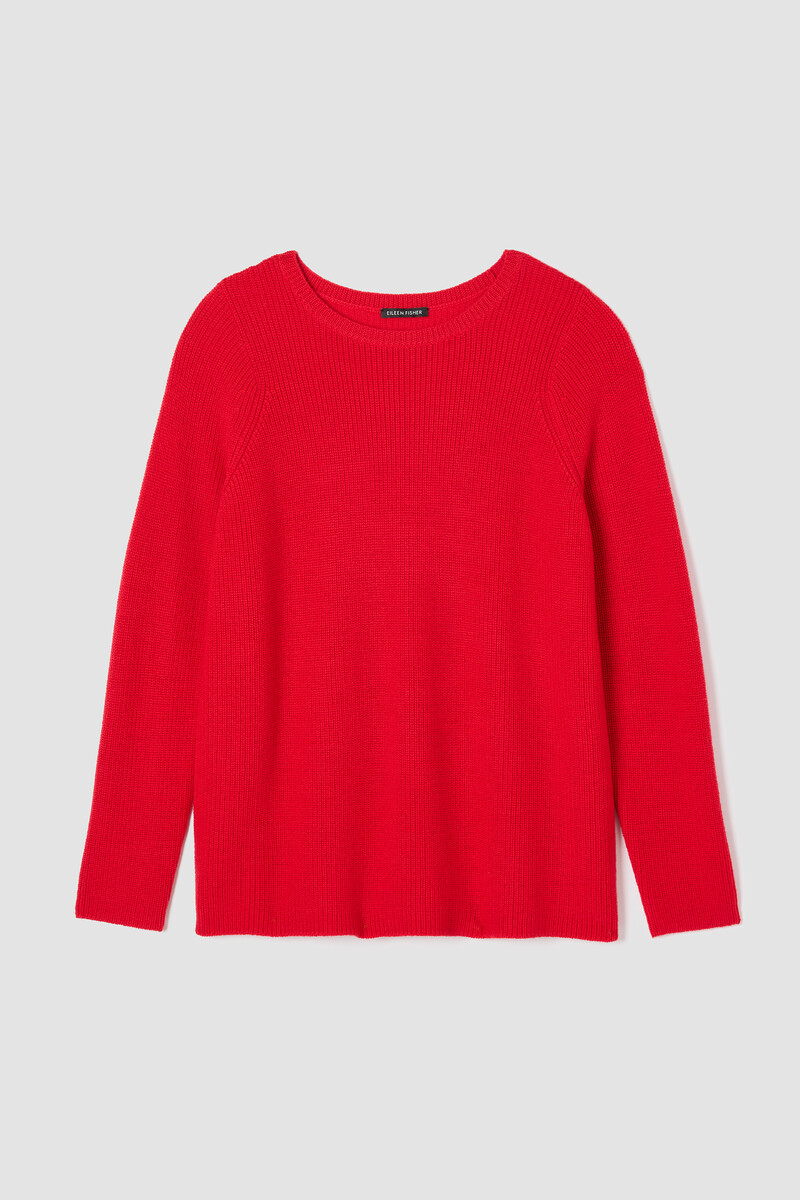 Merino Crew Neck Top in Regenerative Wool Merino Crew Neck Top in Regenerative Wool