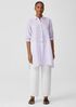 Garment-Dyed Organic Handkerchief Linen Long Shirt