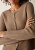 Cashmere Silk Bliss Crew Neck Cardigan