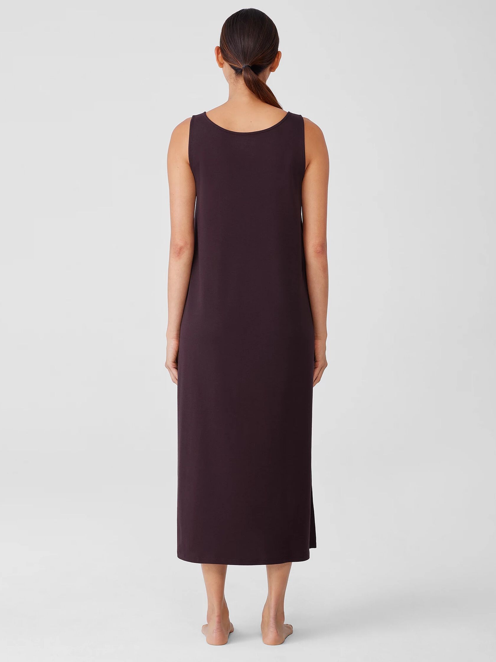 Cozy Organic Cotton Interlock Tank Dress