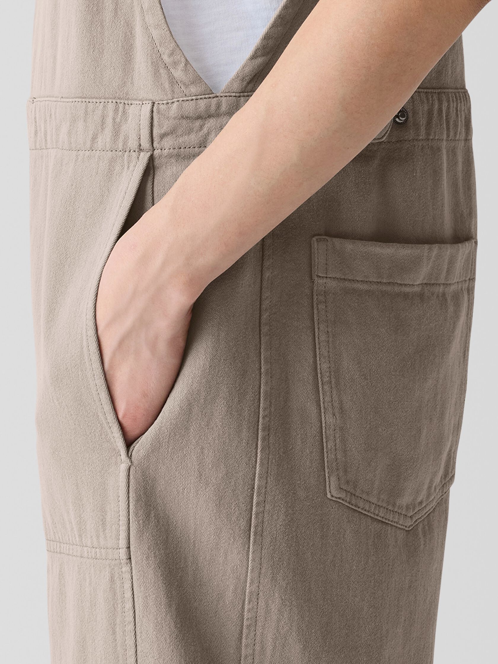 Garment-Dyed Utility Organic Cotton Overalls