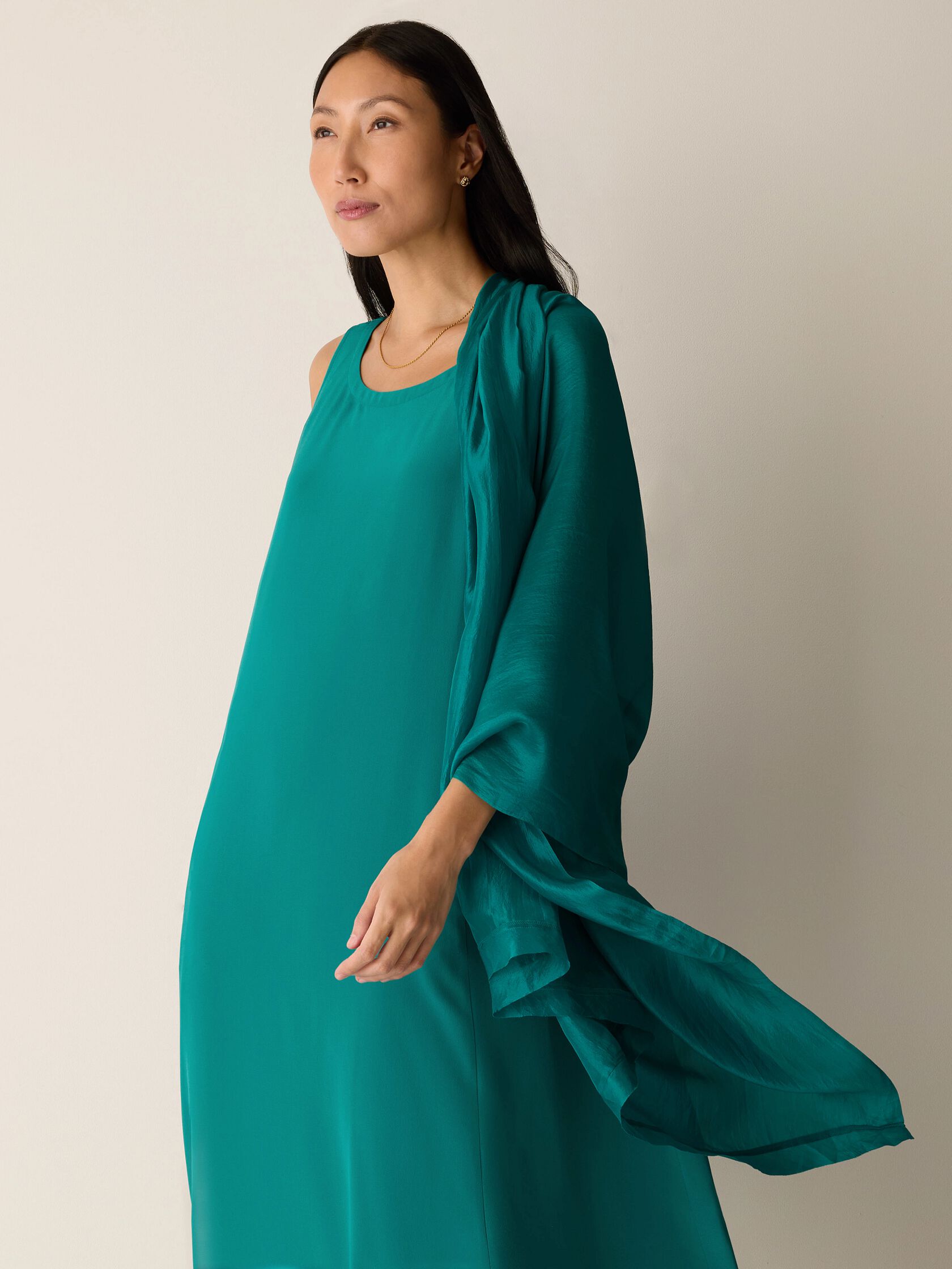 Washed Organic Silk Scarf