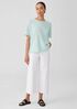 Organic Cotton Slub Crew Neck Tee