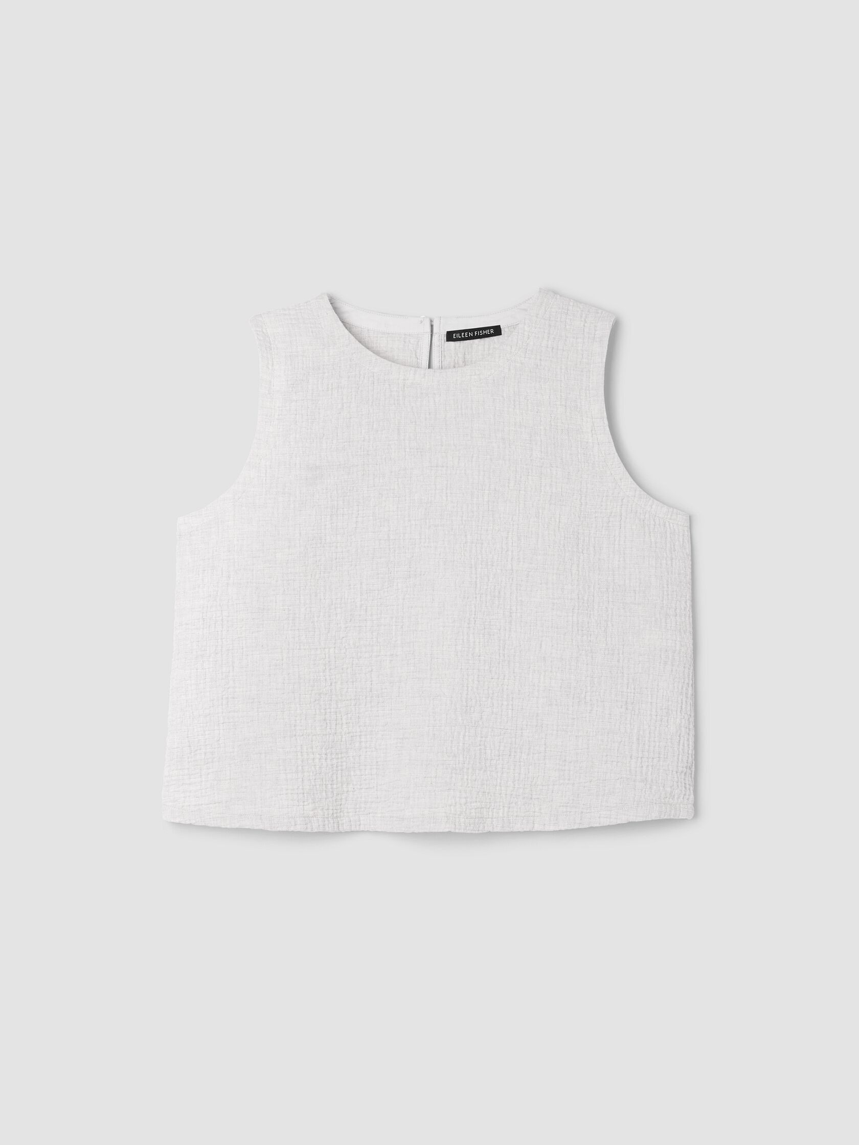 Organic Cotton Doubleweave Round Neck Tank