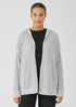 Peruvian Organic Cotton Hooded Cardigan