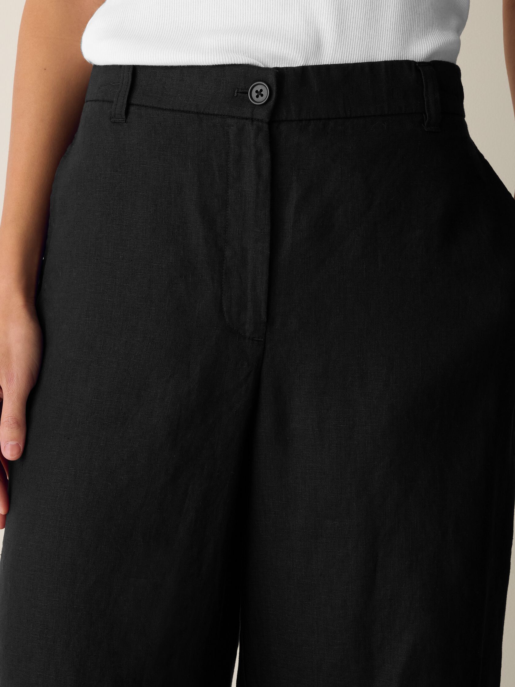 Organic Linen Full-Length Trouser