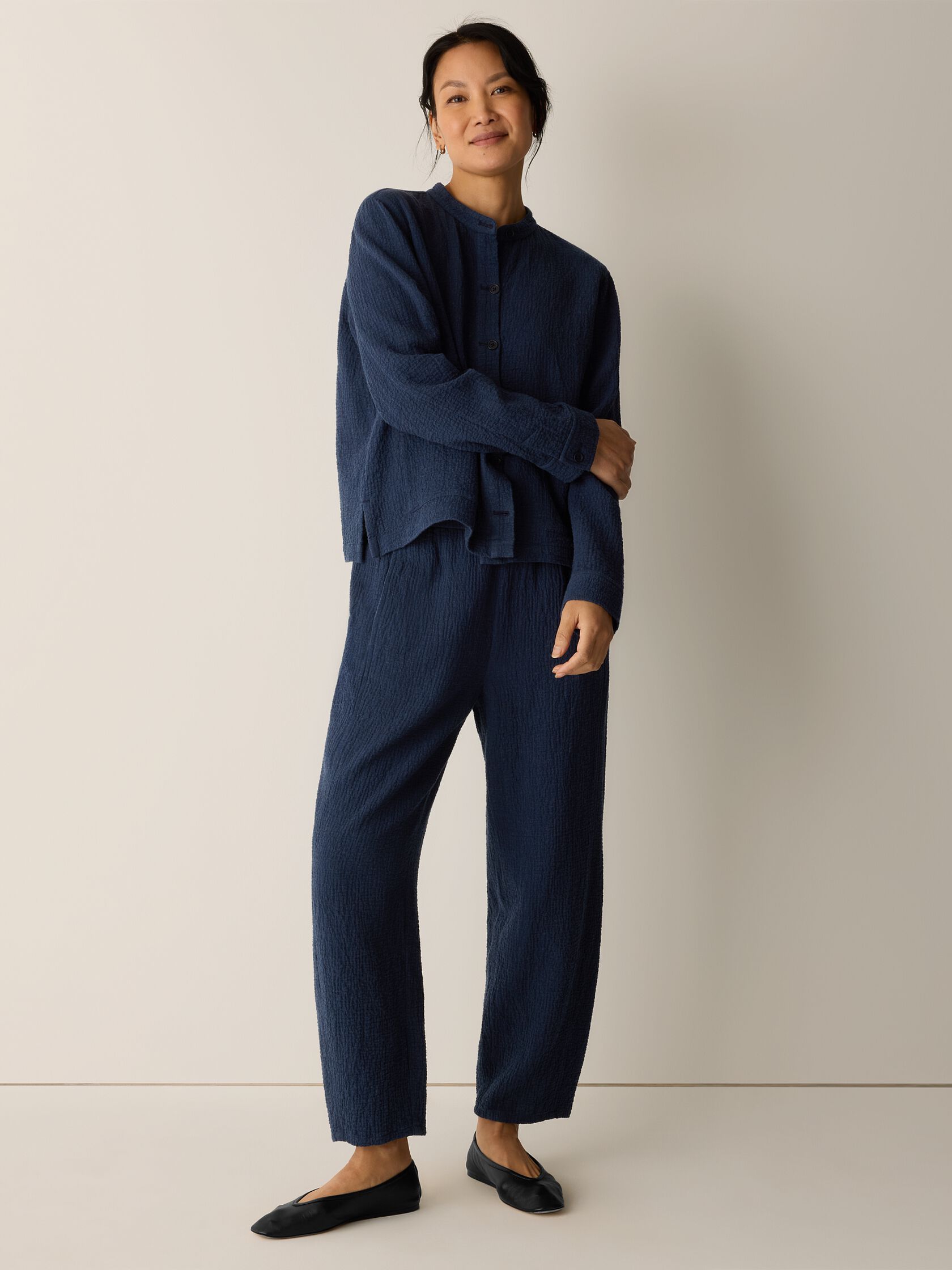 Organic Cotton Doubleweave Shirt Jacket