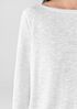 Organic Linen Cotton Slub Bateau Neck Top