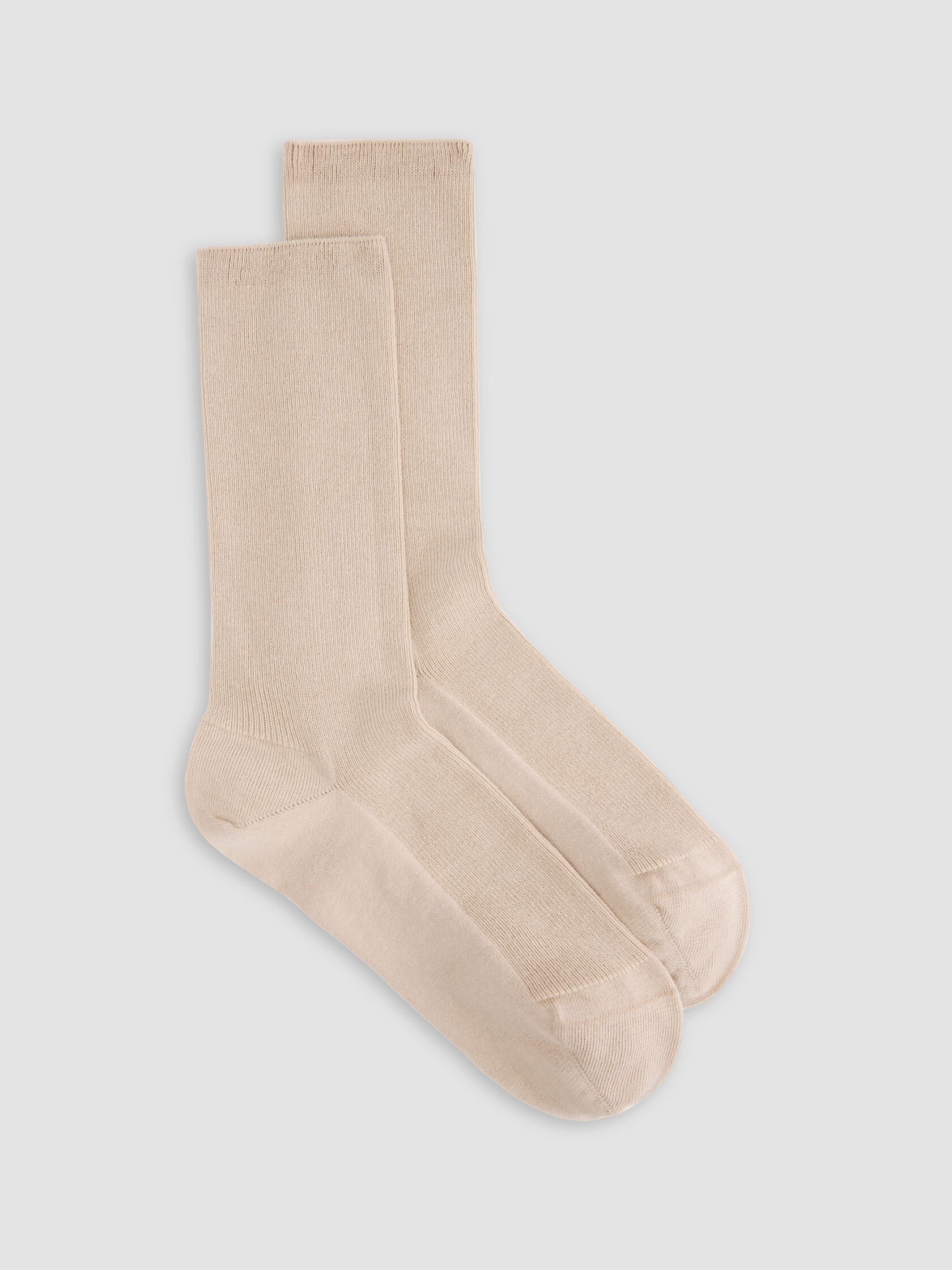 Cotton Rib Crew Sock