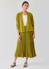 Organic Linen Cotton High Collar Cardigan