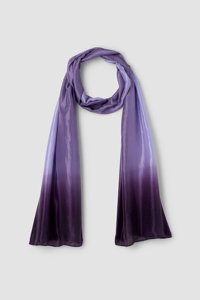 Watercolor Transitional Silk Scarf Watercolor Transitional Silk Scarf