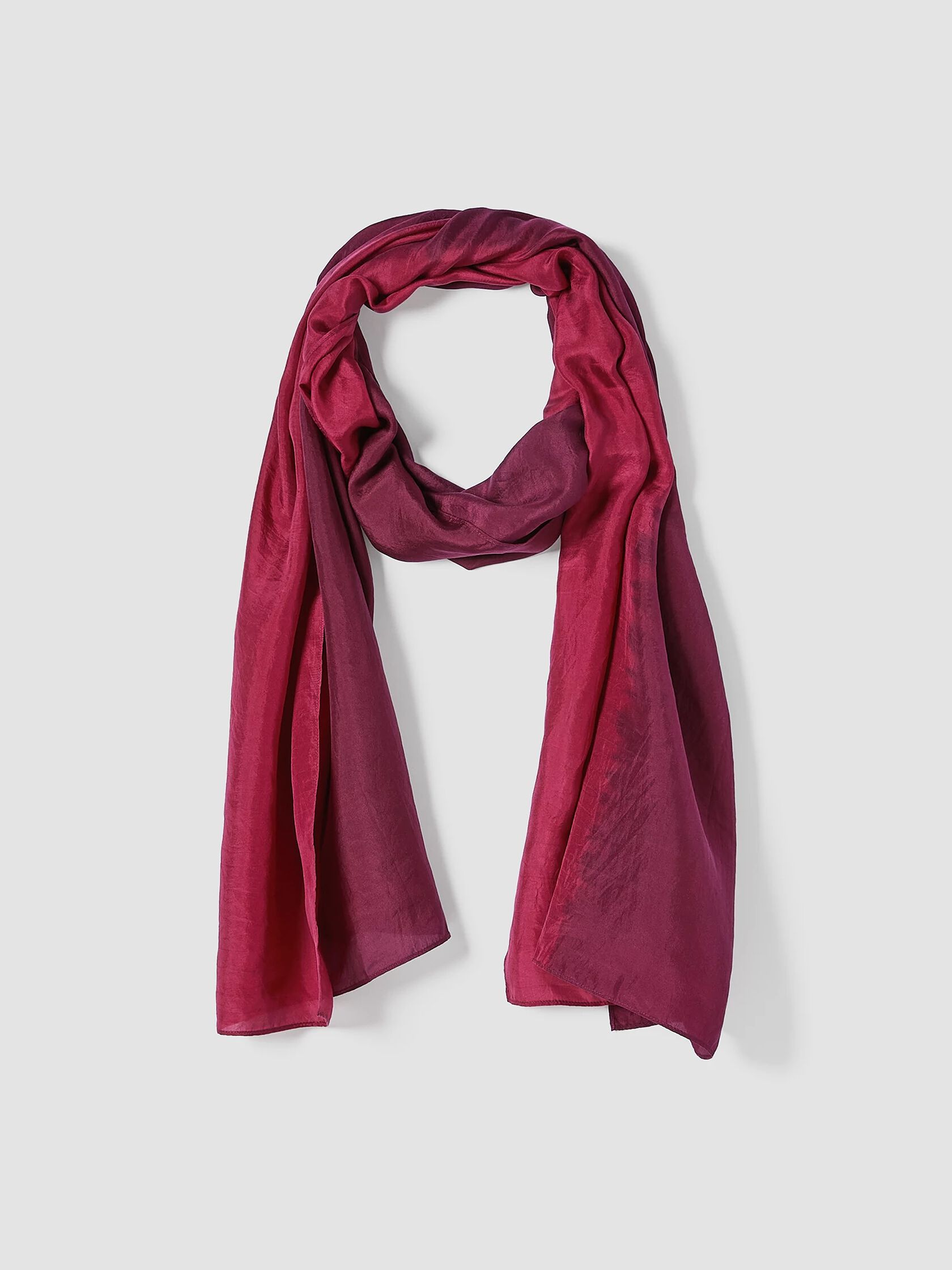 Hand-Dyed Abstract Silk Scarf