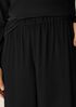 Silk Georgette Crepe Wide-Leg Pant