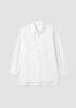 Washed Organic Cotton Poplin Classic Collar Shirt