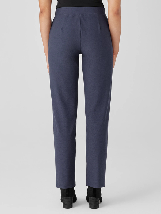 Washable Stretch Crepe Straight Pant