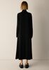 Stretch Jersey Knit Turtleneck Dress