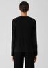 Stretch Silk Jersey Scoop Neck Top