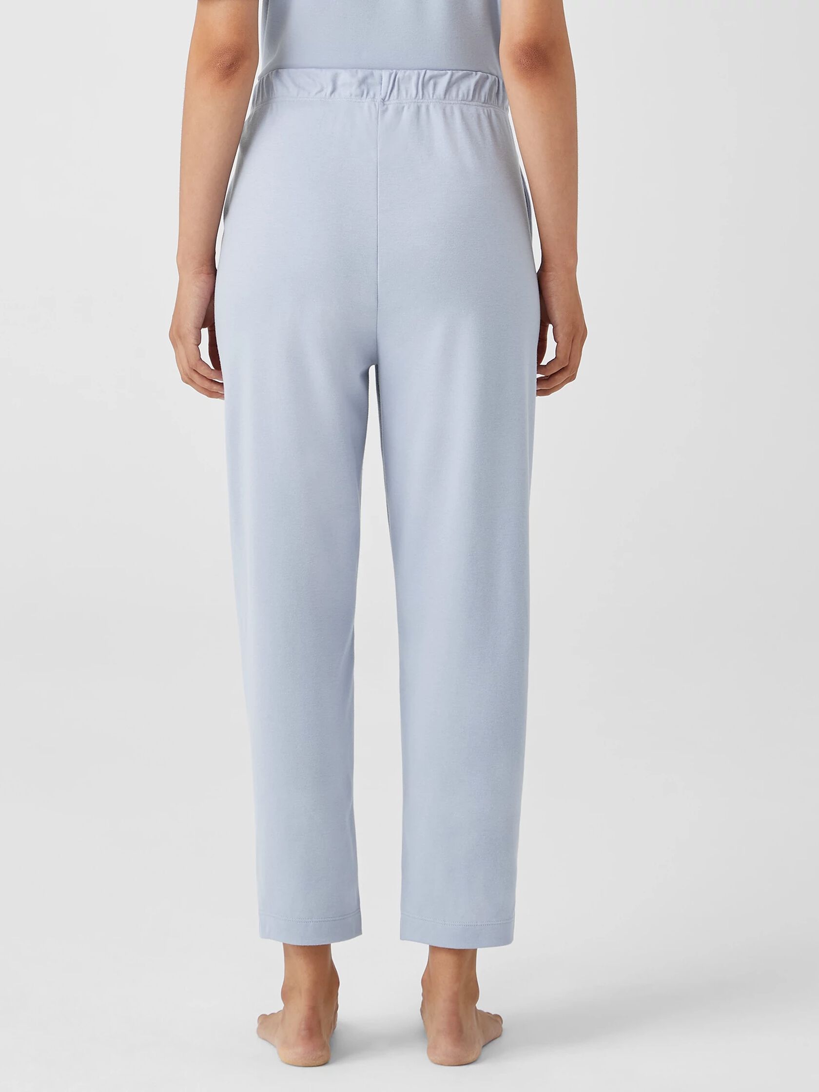 Cozy Organic Cotton Interlock Slouchy Pant