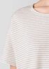 Striped Organic Cotton Interlock Sleep Dress