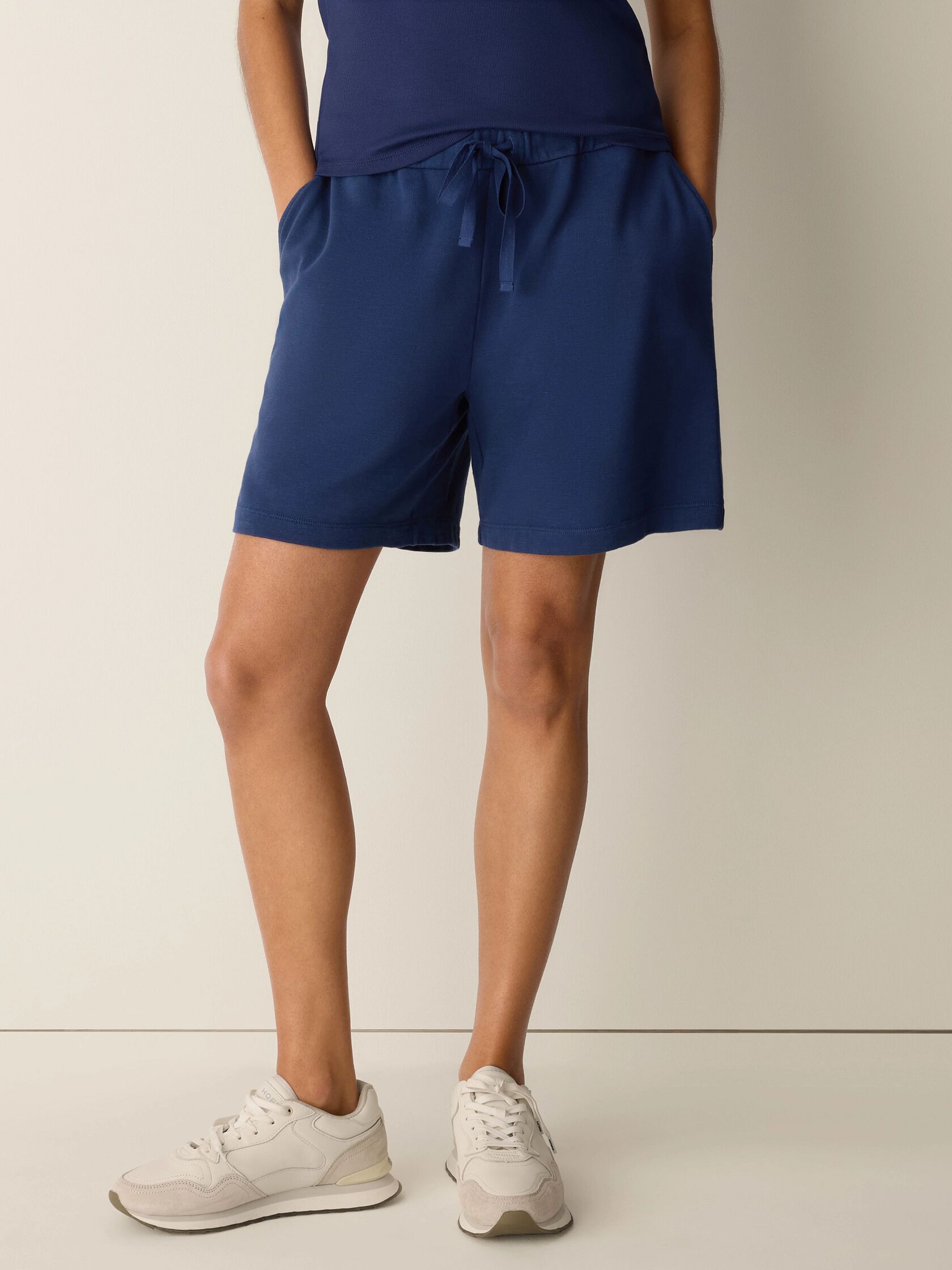 Garment-Dyed Organic Cotton Terry Walking Shorts