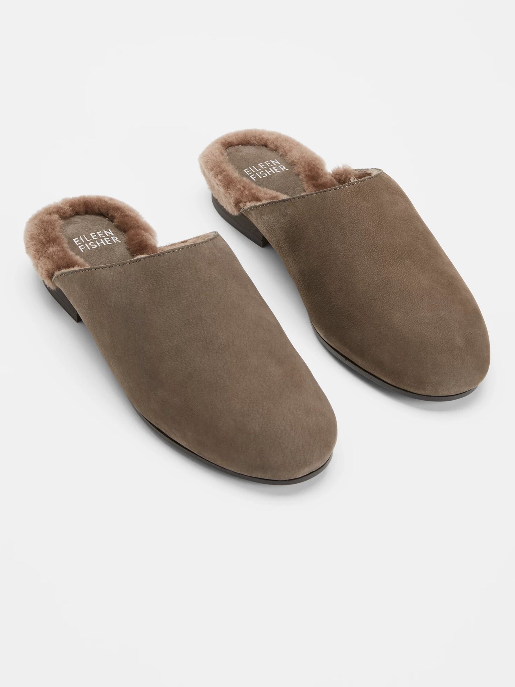 Gwen Tumbled Nubuck Mule