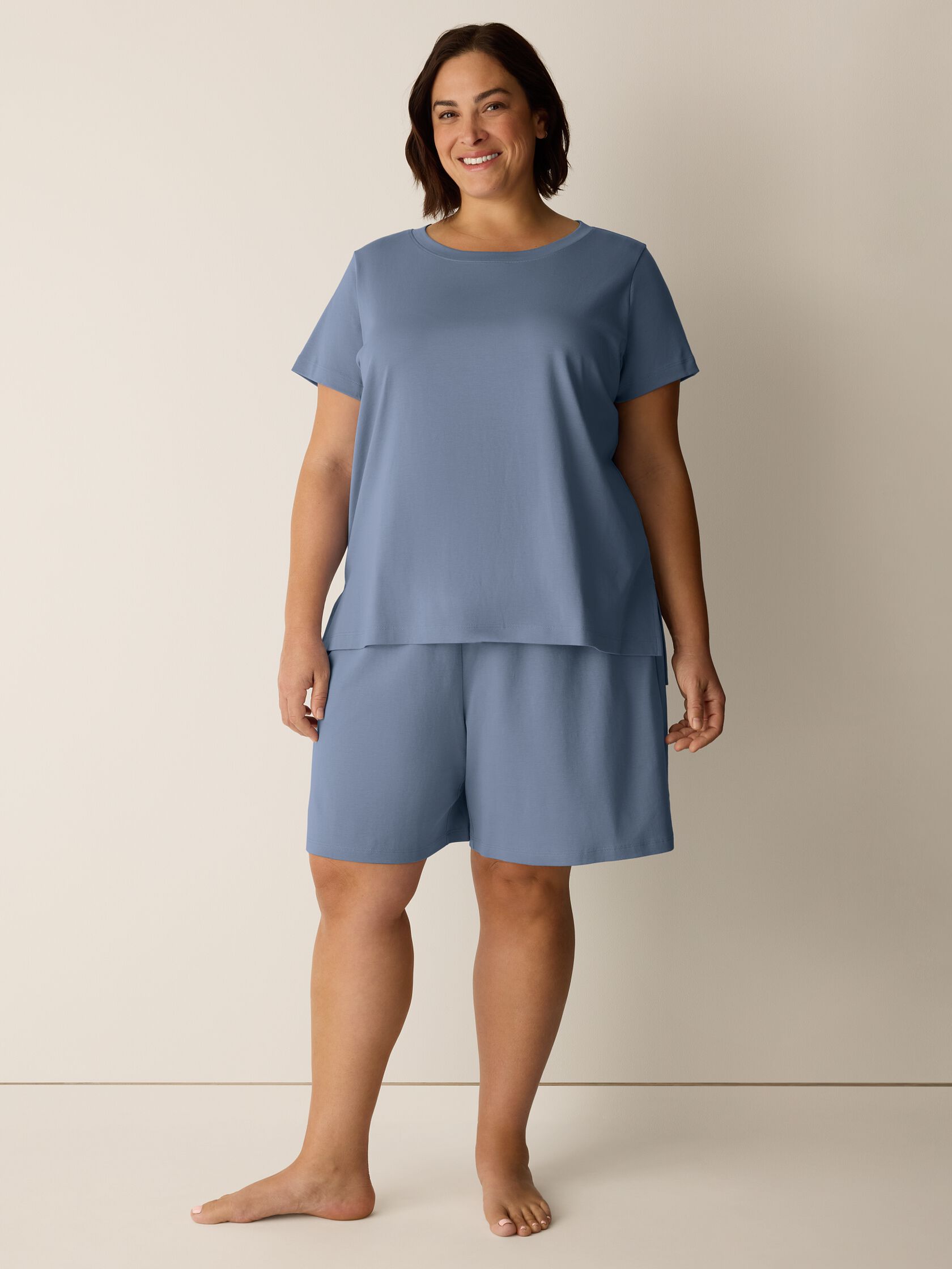 Organic Cotton Interlock Sleep Short