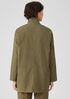 Organic Cotton Hemp Stand Collar Long Jacket
