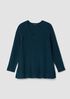 Cotton Fluff V-Neck Top