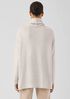 Cotton and Recycled Cashmere Turtleneck Top