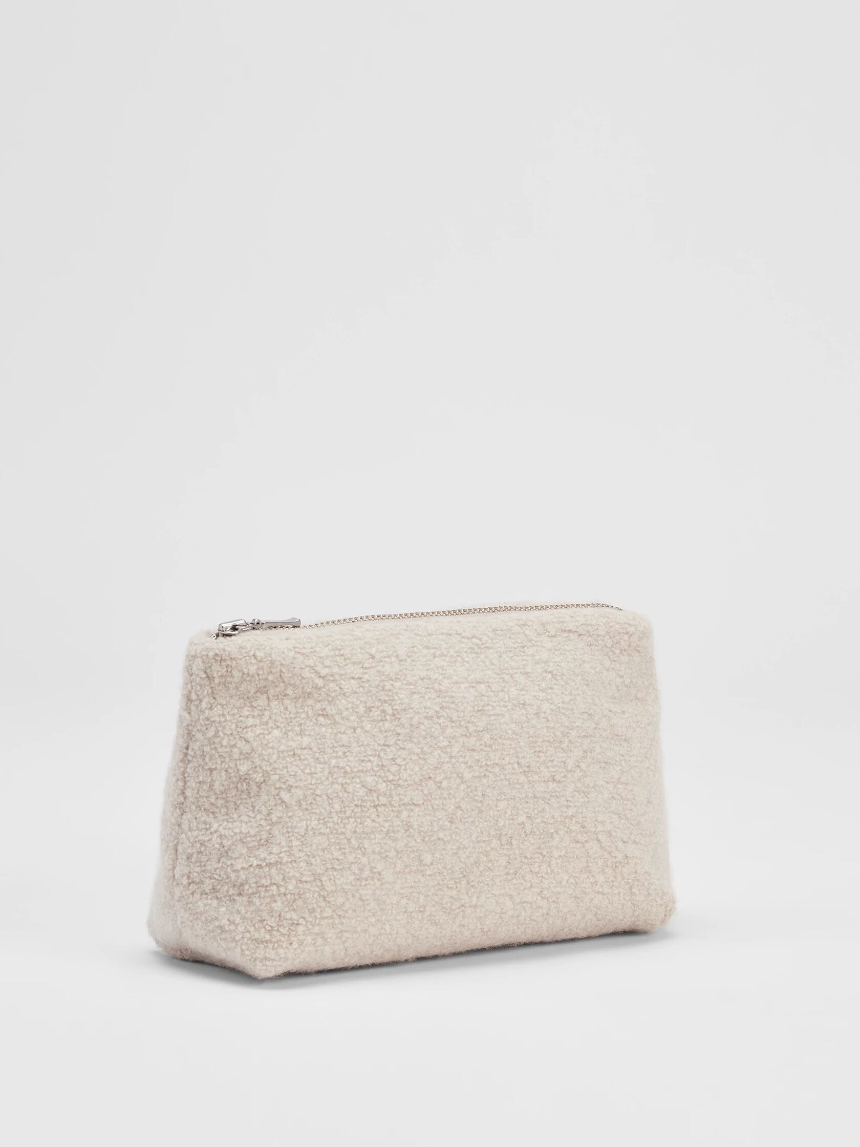 Boucle Wool Knit Pouch