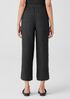 Washed Organic Linen Délavé Wide-Leg Pant