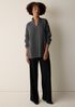 Cotton & Recycled Cashmere Half-Zip Top