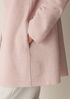 Lightweight Boiled Wool High Collar Jacket in Regenerative Wool