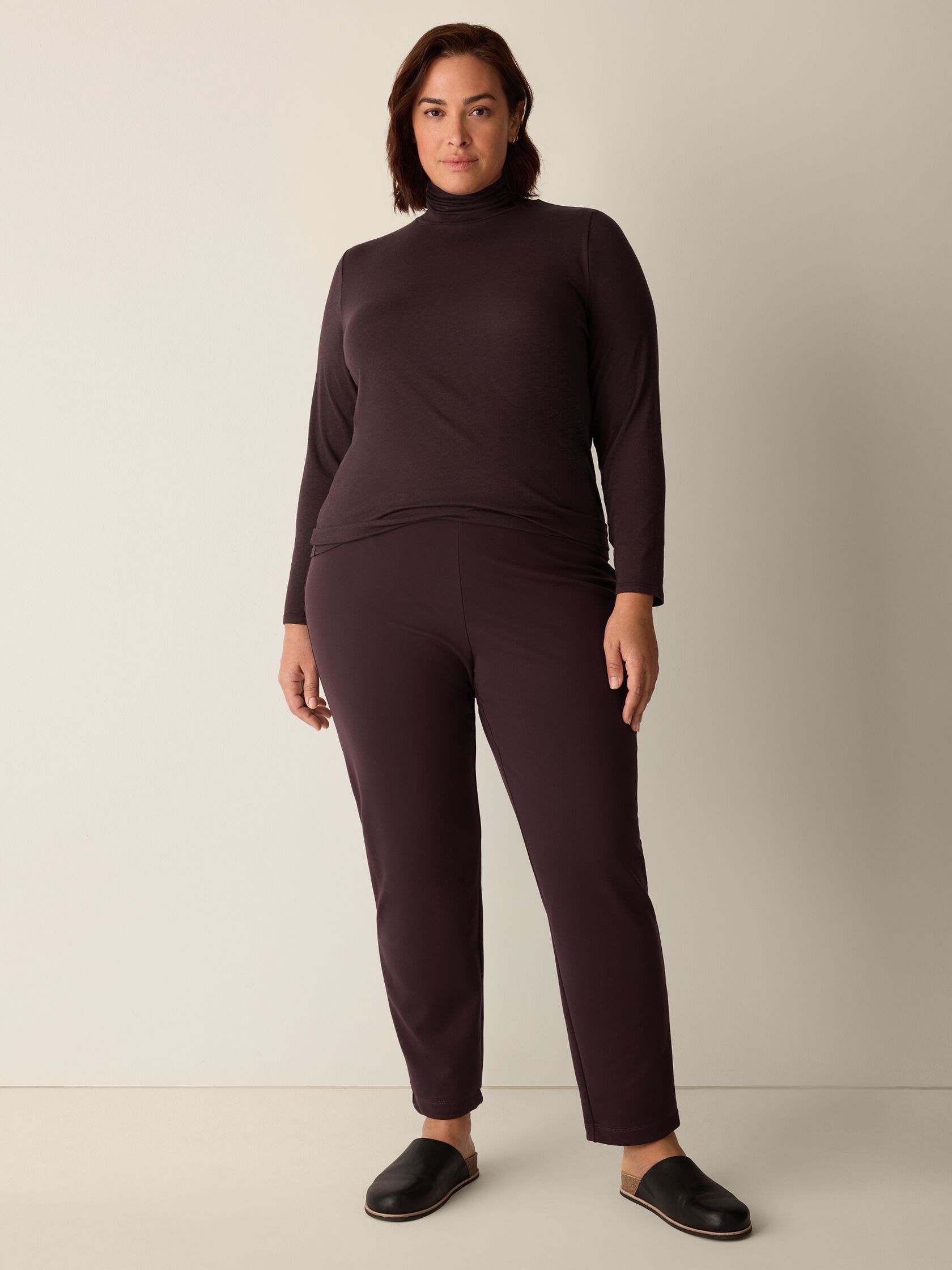 Washable Flex Ponte Slim Pant