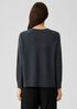 Fine Merino Jersey Crew Neck Top in Regenerative Wool