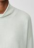 Italian Cashmere Scrunch Neck Top
