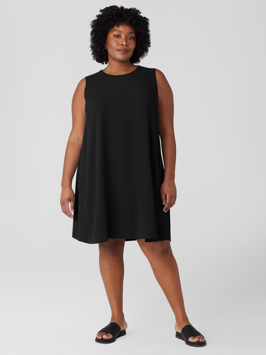 silk crepe georgette dress Crepe Georgette Dress with Draped Sleeves
