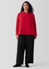 Silk Georgette Crepe Classic Collar Shirt