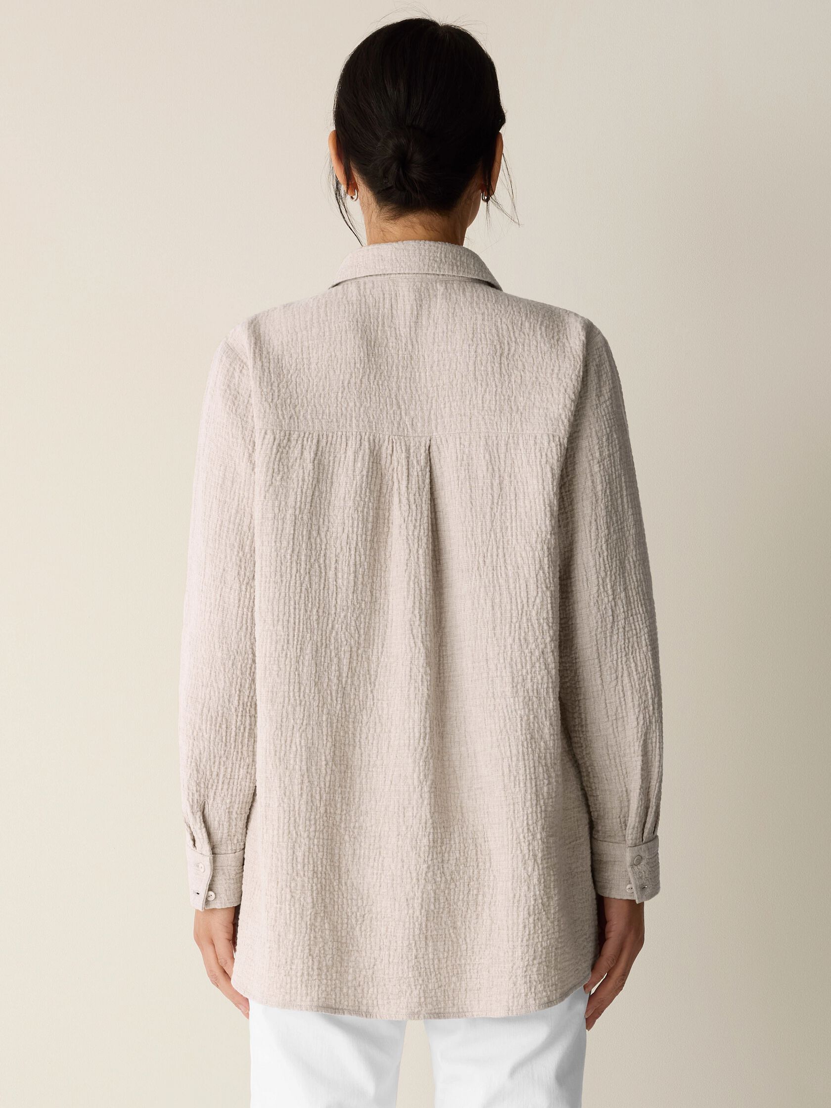 Organic Cotton Doubleweave Classic Collar Shirt