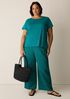 Organic Linen Jersey Crew Neck Tee