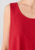 Organic Cotton Pucker Tiered Dress